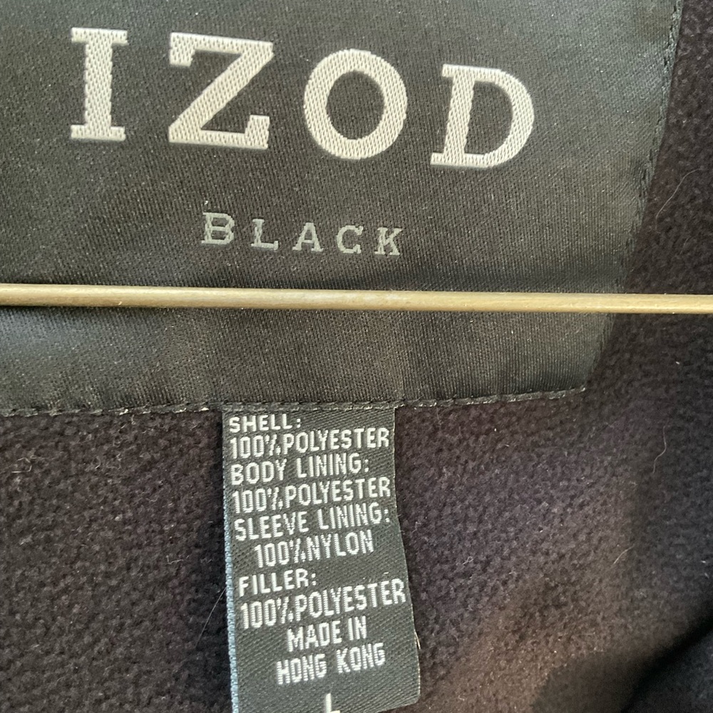 Izod Black Transitional Jacket Euc - image 3